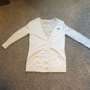 Lace back cardigan!!